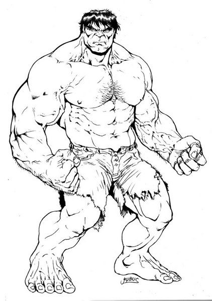 Hulk kolorowanki